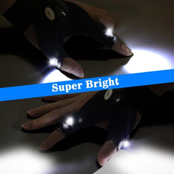 LED Flashlight Gloves, Valentines Day Gifts for Him Men Boyfriend Husband - Image 5